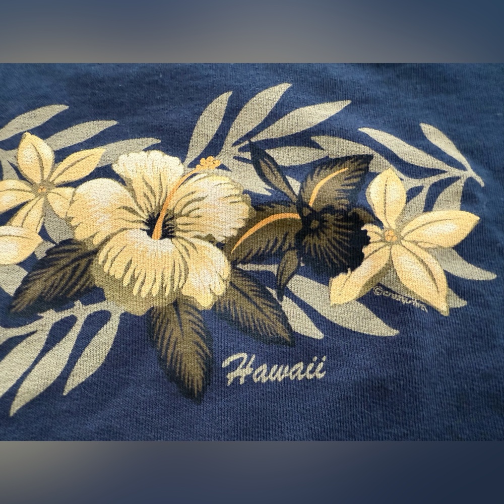 NWOT Vintage Crazy Shirts Hawaii Beach Aloha Floral Pull over sweatshirt rare 🌺